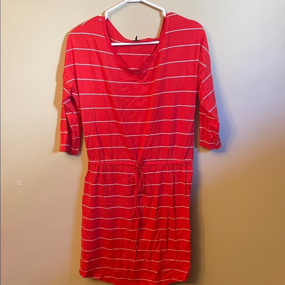 Only Red and White Striped Mini Dress 5/$50
